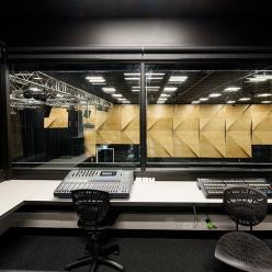 The control room overlooks our 520-capacity theatre