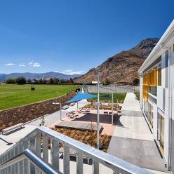 outdoor work areas flow onto our sports fields and tennis court